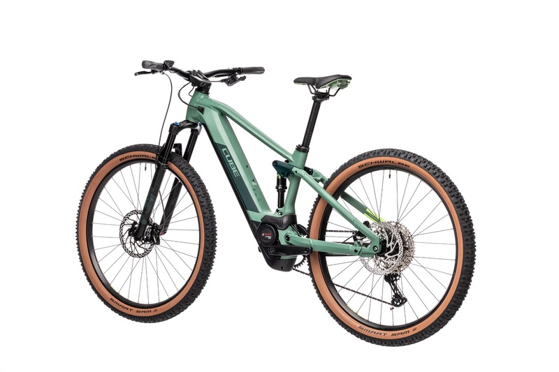 Cube horské elektrokolo STEREO HYBRID 120 RACE 625 green sharpgreen